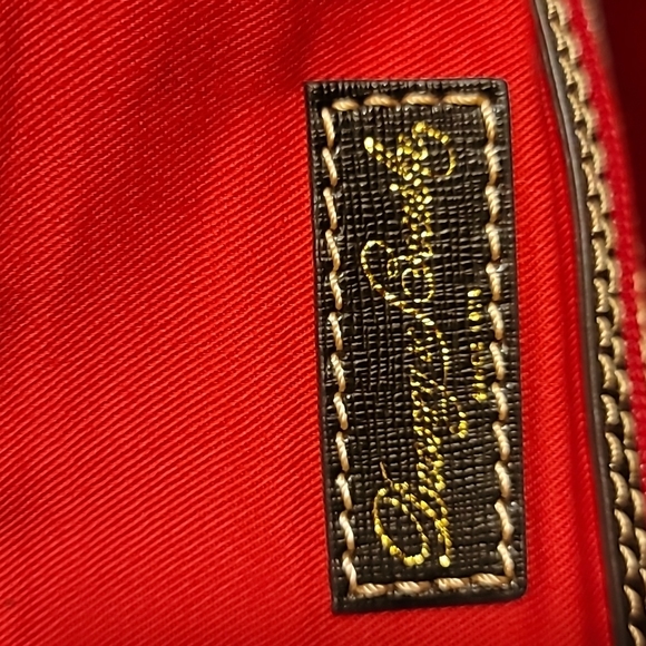 DOONEY & BOURKE Sydney Logo Leather Dome Satchel - Picture 12 of 12